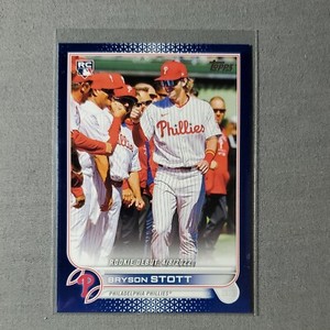 2022 Topps Update Bryson Stott Royal Blue Rookie Debut #US255