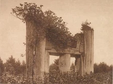 Edward Curtis A Haida Chief's Tomb at Yan 1915 17"x 22" Archival Art Print