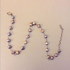 Silpada 925 Sterling Silver Gray Freshwater Pearl Strand N1800 Necklace CUTE