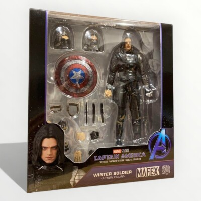 MAFEX No.203 Winter Soldier Figure Medicom Toy Marvel PVC Japan