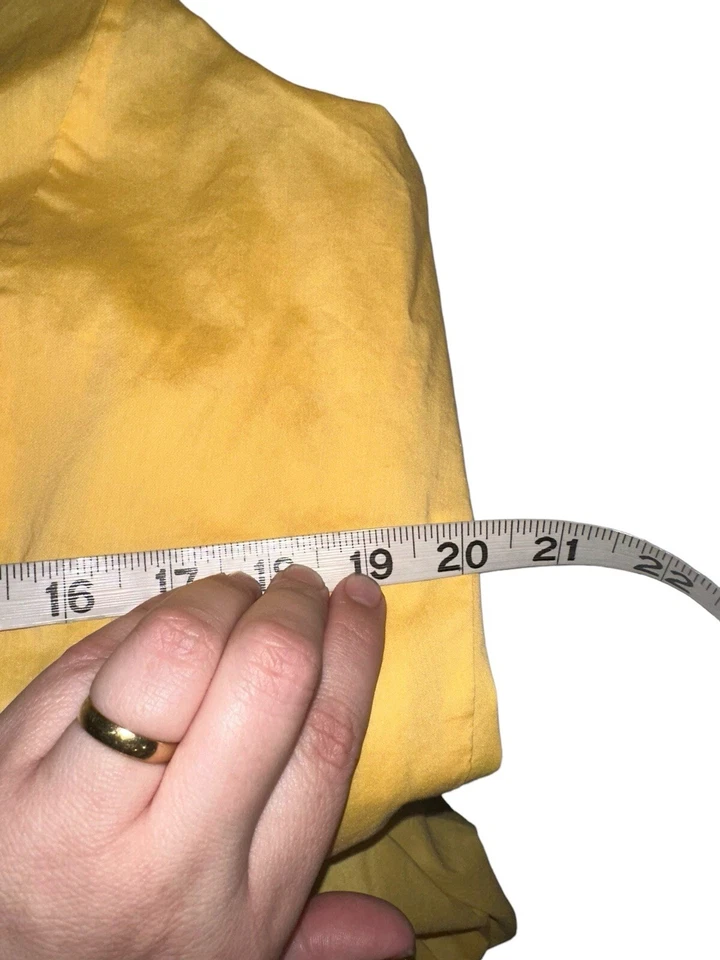 Jessica London Women’s Sleeveless V Neck Fit & Flare Midi Dress Sz 14 Yellow - Изображение 4 из 4