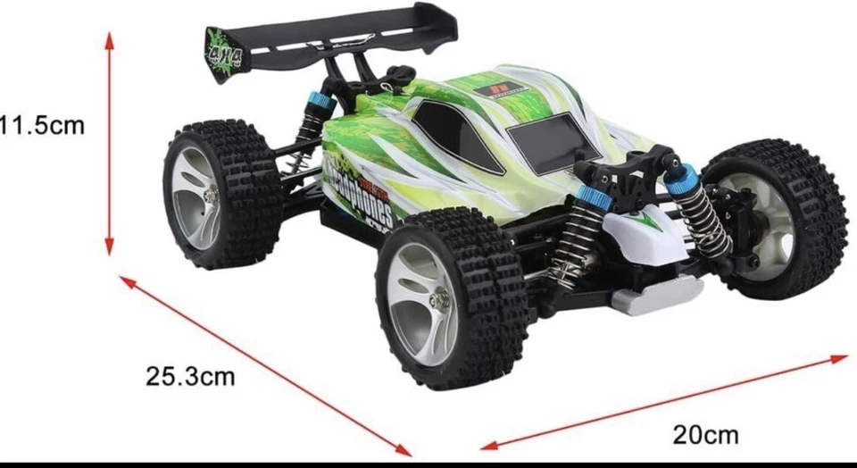 Wltoys A959-B 1/18 4WD Super High Speed Rc Car 70KM/H Rc Racing Off Road Buggy - Image 2 of 4