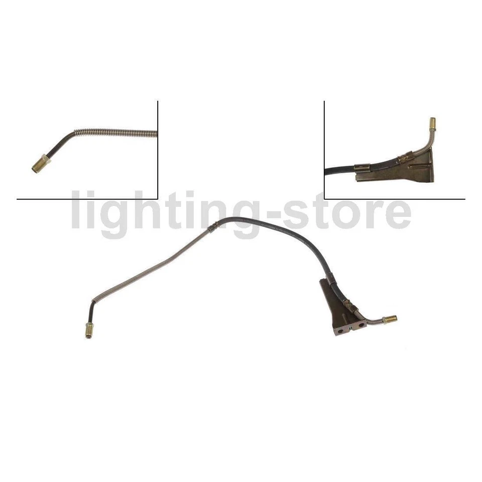 Línea de freno de manguera hidráulica de freno trasero 2 para GMC C6500 Topkick 7,2 L 1998 1997 Foto 3 de 4