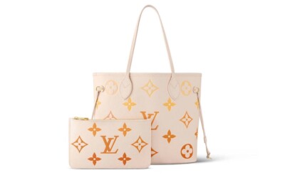 NIB Louis Vuitton Neverfull MM Neutral Gradient M46516 