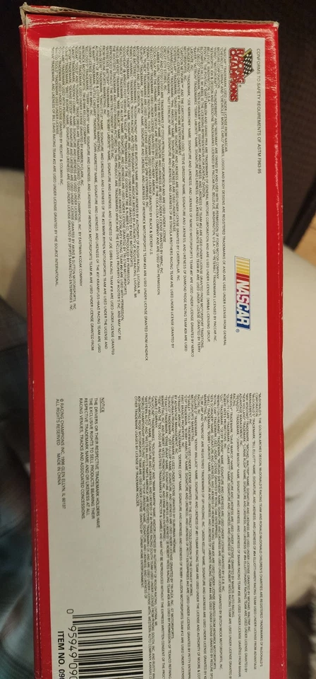 Réplica de coche fundido a presión NASCAR #91 escala 1/24 spam 1996 vintage Foto 2 de 4