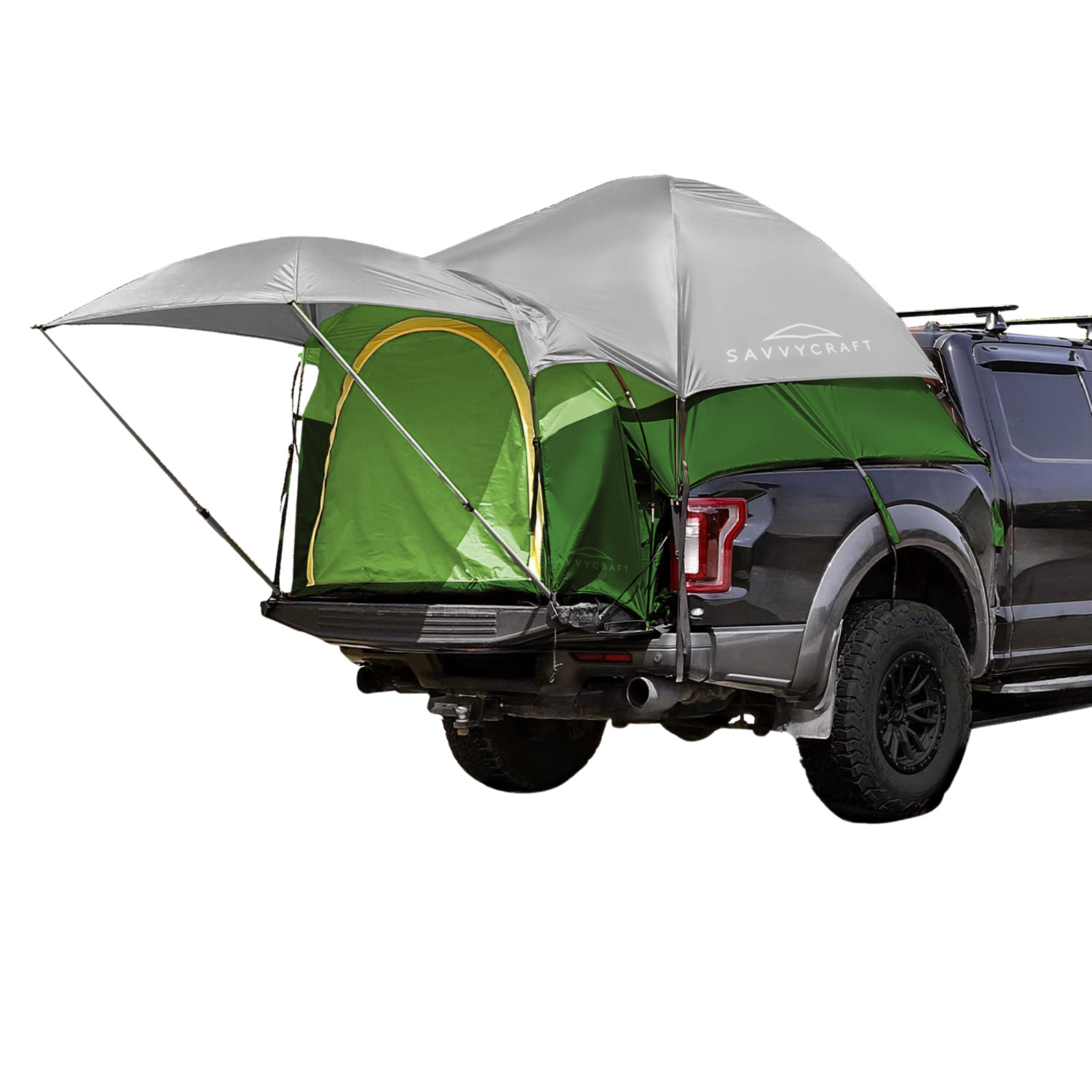 Savvycraft Impermeable Camioneta Eje Cama Tienda para Completo Y Compacto