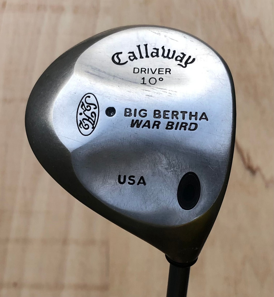 CALLAWAY TITANIUM GREAT BIG BERTHA WAR BIRD BLACK DOT 44” DRIVER