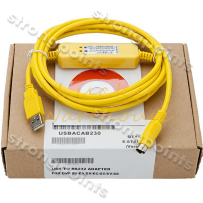 1PCS Communication Download Line For Delta PLC Programming USBACAB230 3M USB-DVP