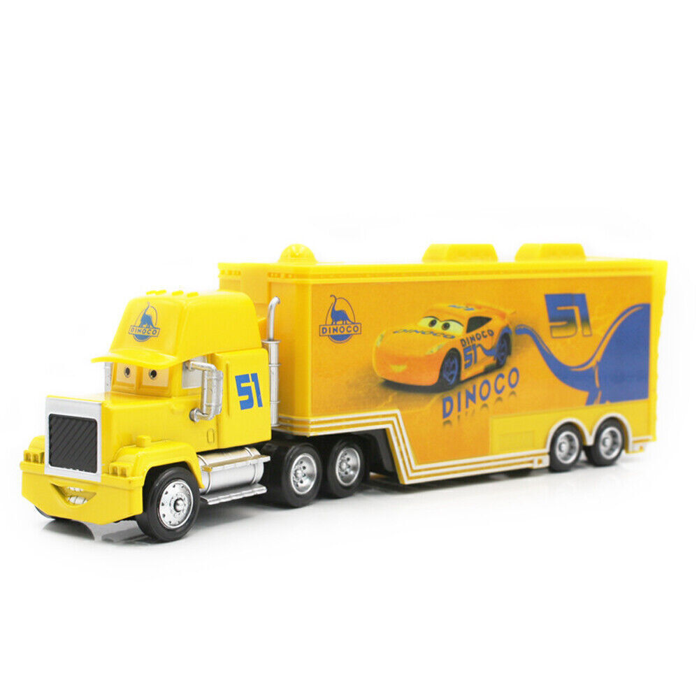 Lightning McQueen Mack Hauler Truck & Car Disney Pixar Gift Cars Set Model Toys - Picture 239 of 288