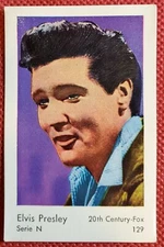 Elvis Presley THE KING 1962 VINTAGE DUTCH SERIE N Gum #129 20th Century Fox NM-M