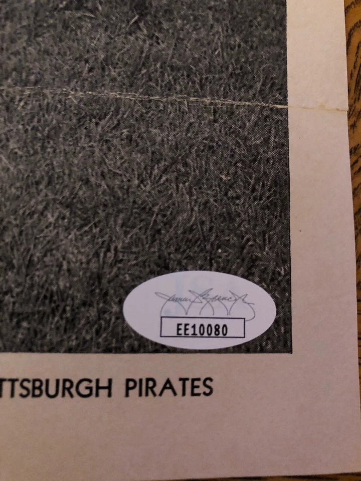 Vincent Di Maggio Autographed Magazine Page.RARE! JSA d.1986. Pirates - Image 3 of 4