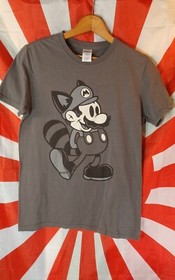 Vintage Super Mario Bros 3 Black And White 1920s Shirt NES SNES Rare Print🔥🔥🔥