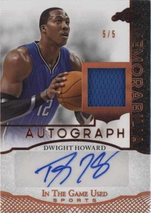 2024 Leaf in the Game Used Sports - Dwight Howard #IGA-DW1