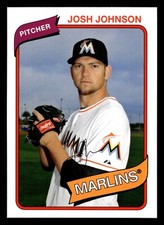 JOSH JOHNSON ⚾ 2012 Topps Archives Baseball Card #107 Miami Marlins