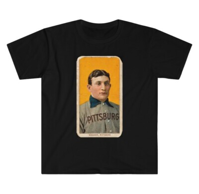 Honus Wagner T206 vintage baseball card t-shirt
