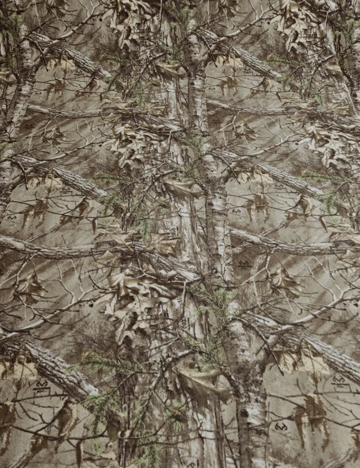 REALTREE EDGE POLAR FLEECE SOFT FABRIC ANTI-PILL HUNTING CAMOUFLAGE  BY YARD - Image 3 of 4