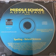 Middle School Advantage, Spelling/Natural Sciences CD 