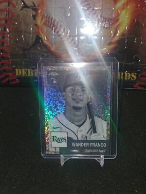 2022 Topps Chrome Platinum Anniversary Wander Franco B&W Refractor Rc  #35