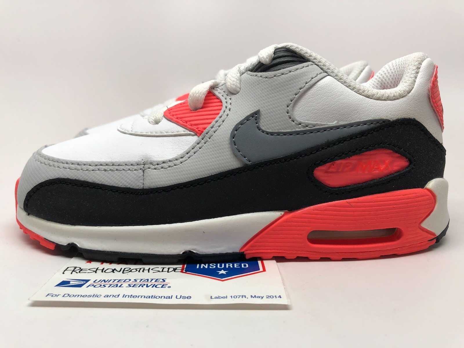 nike air max 90 infrared black