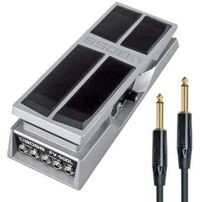 Boss FV-500L Volume-Pedal Expressionpedal niederohmig + keepdrum Klinkenkabel