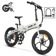 E bike 20" 500W Electric Bike Bicycle Foldable Fat Tire Mountain Snow Ebike