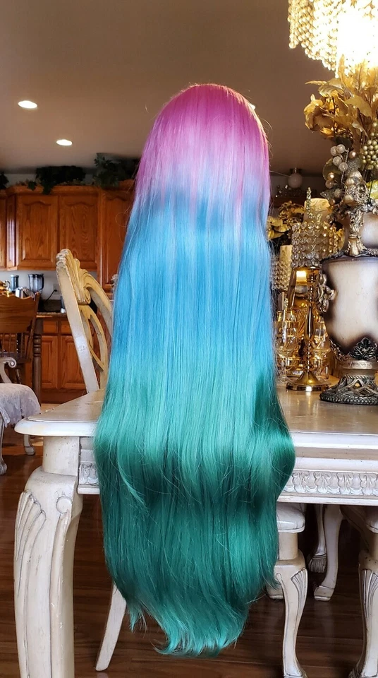 Peluca delantera de encaje arco iris 24-26 pulgadas!! Foto 2 de 3