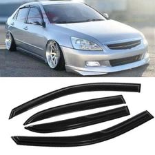 For 2003-2007 Honda Accord 4 Door Sedan Wavy Mugen Style Window Visor Rain Guard