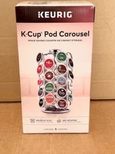 New Keurig Vertical Tower K-Cup Carousel Storage 36 Cup Holder Swivel Coffee