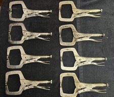 8 Irwin C Clamp Vise-Grip Locking Pliers - 11R 11" - Welding /Fabrication