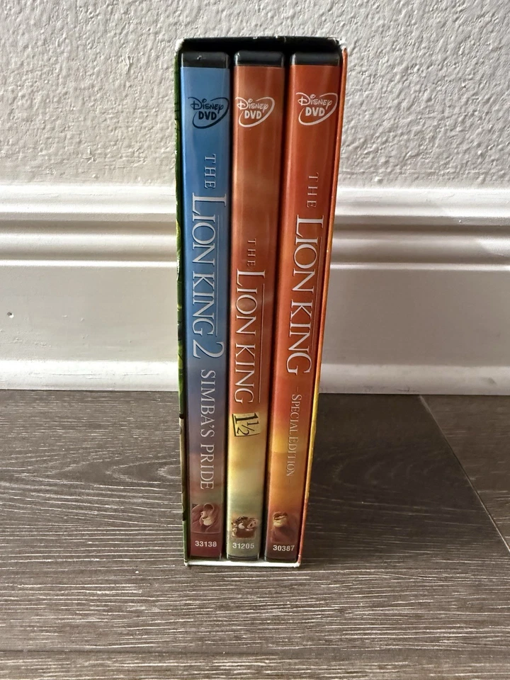 The Lion King Movie Collection (DVD, 2004, 6-Disc Set) Trilogy Box Set Disney - Image 2 of 4