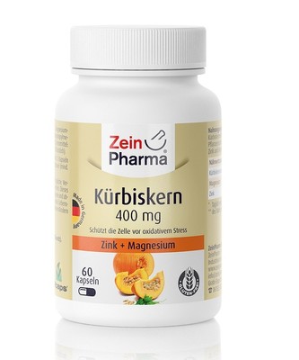 Zein Pharma Pumkin Seed, 400mg - 60 caps (265,00 EUR/kg)