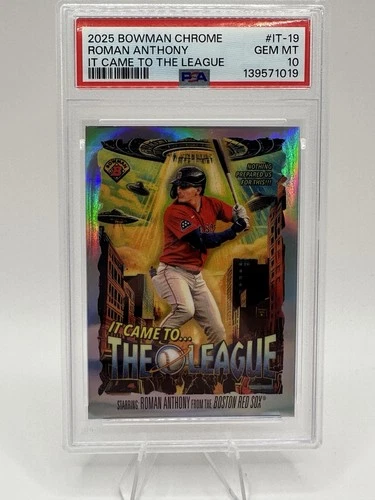 2025 Bowman Chrome * It Came To The League * Roman Anthony PSA 10 Refractor