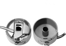 2 Pack Sewing Machine Bobbin Case for Front Loading 15 Class Machines.