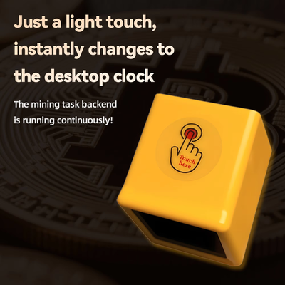Nerdminer V2 NM Smart BTC Solo Miner 1060 KH/s Ultra eficiente Miner con ESP32, diseño de reloj de mesa silencioso para casa y oficina, dispositivo de minería de lotería criptográfica de baja