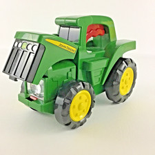 John Deere Roll N Go Green Farm Fun Tractor Vehicle Flashlight Toy Night Light
