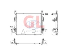 PER VW ID.4 2020- Radiatore acqua raffreddamento motore 1EA121251B nuovo