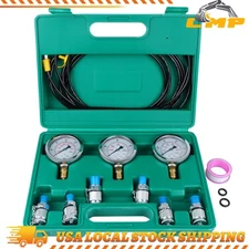 Hydraulic Pressure Gauge Testing Kit 25/40/60Mpa Common Excavator Test Gauge Set