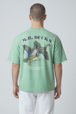 Lee Total Cotton T-Shirt Souvenir Maryland Mr. Duck Vintage 90S Datiert 1999