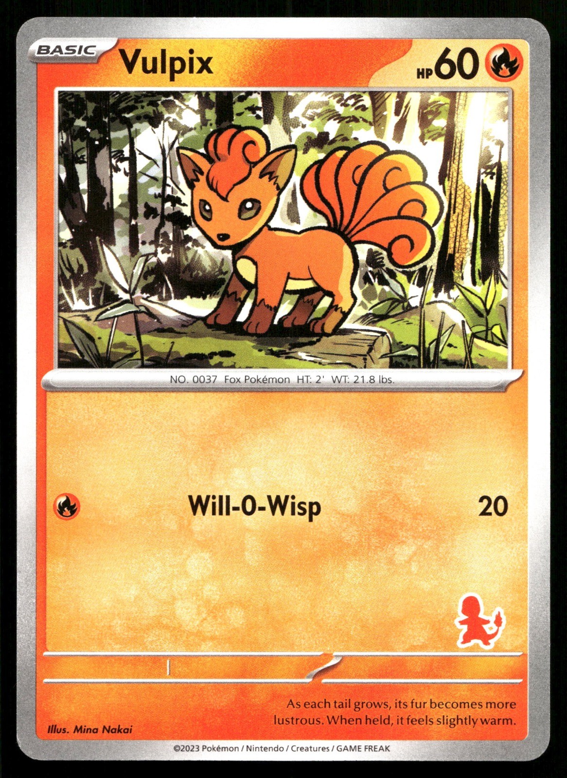 Vulpix (Charmander) My First Battle NM