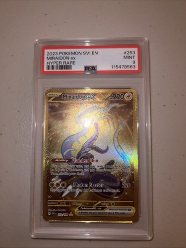 Miraidon ex graded PSA 9 for sale on eBay