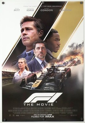 F1 Formula One - original DS movie poster 27x40 D/S INTL Final