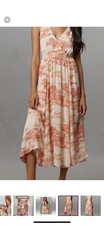 Reformation Flower Dress Farah. Sleeveless, And Cream And Salmon. Size 8, New