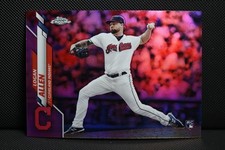 2020 Topps Chrome - Logan Allen #155 Pink Refractor (RC) Indians