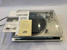 JVC L-AX3 Auto Return Turntable w/ Paperwork - Belt Broken - For Parts/Repair