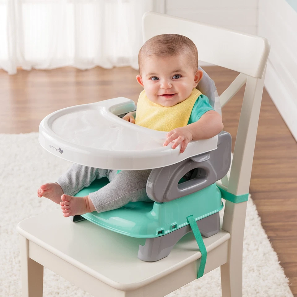 Silla Para Bebe Comer Silla Plegable Portátil Para Niños Niñas Bebes Asiento NUEVO Foto 2 de 4