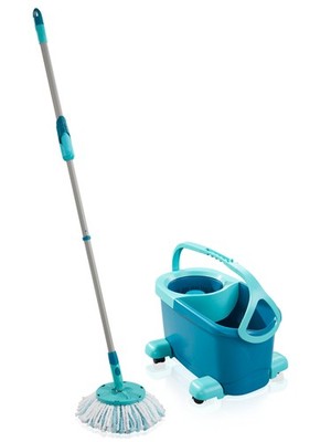 Leifheit Wischmopp Set CLEAN TWIST Ergo Boden wischen Bodenreinigung Mopp