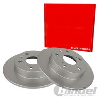 2X Herth+Buss Jakoparts 259Mm Bremsscheiben Hinten | J3318008