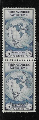 #ad US Scott #753 Byrd Farley Special Printing Horizontal Line Pair MNH NGAI 0145 $4.95
