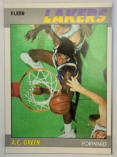 1987-88 Fleer #42 A.C. Green Near Mint
