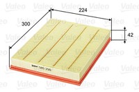 Valeo Luftfilter 585290 Filtereinsatz FüR Opel Zafira Family Astra A05 T98 CC